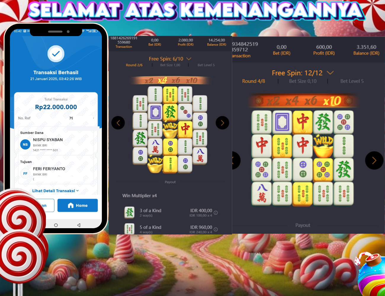 STOP RUNGKAD BRO!!! Tergacor Hanya Di GASBRO138 Kemenangan Resmi Modal Rp. 1.500.000 Withdraw Rp. 22.000.000